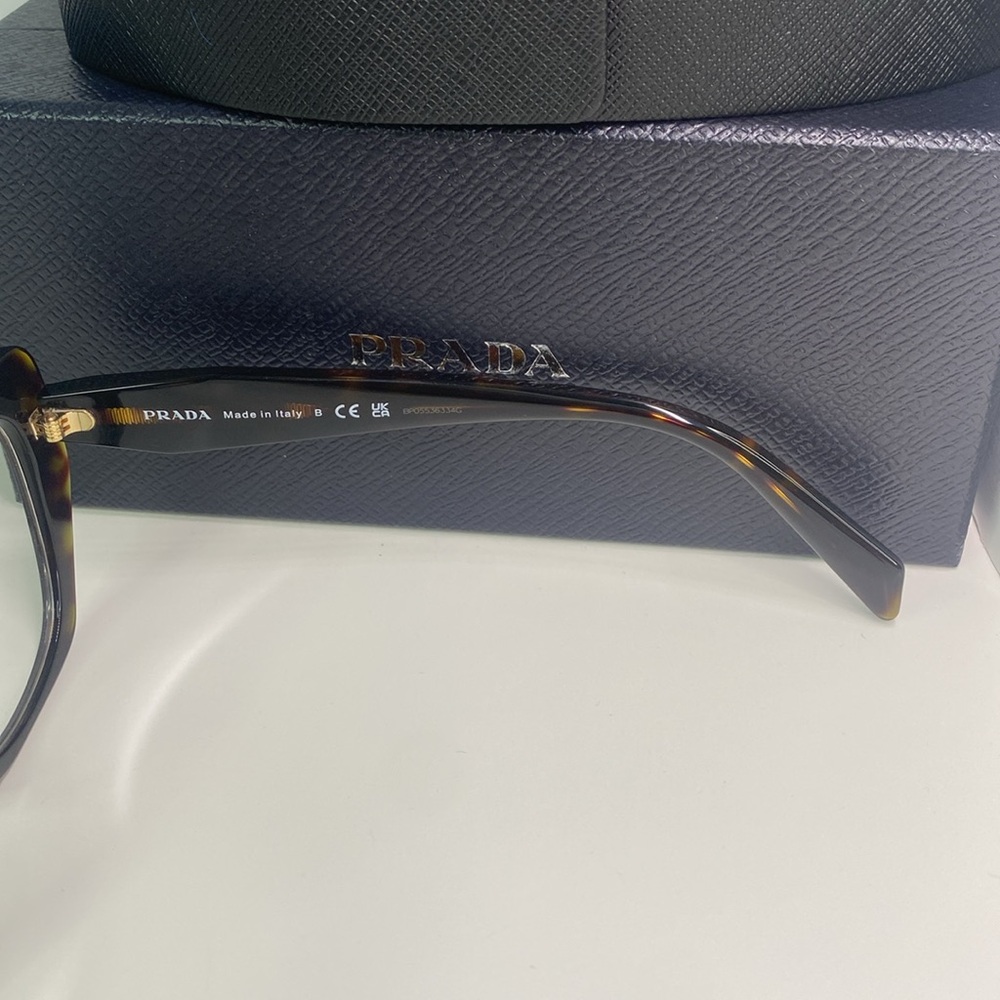 New Authentic Prada PR 18WV tortoise VPR 18W Eyeglasses - Picture 13 of 14